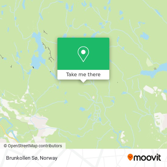 Brunkollen Sø map