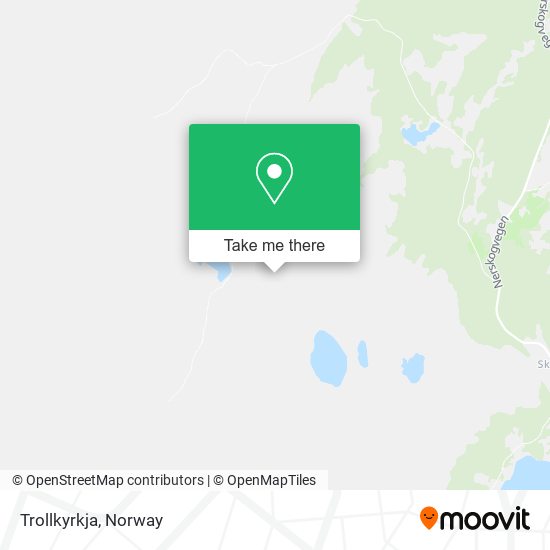 Trollkyrkja map