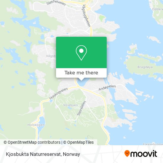 Kjosbukta Naturreservat map