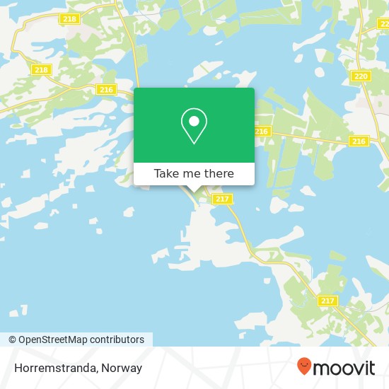 Horremstranda map