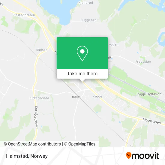 Halmstad map