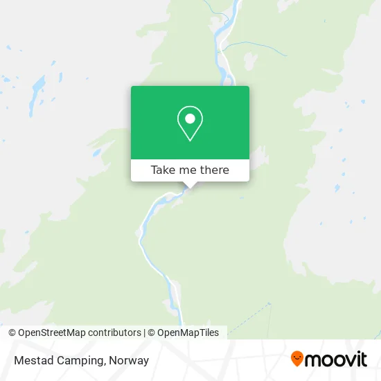 Mestad Camping map