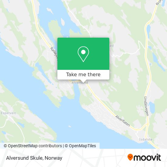 Alversund Skule map