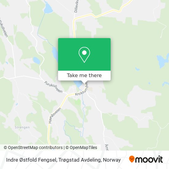 Indre Østfold Fengsel, Trøgstad Avdeling map