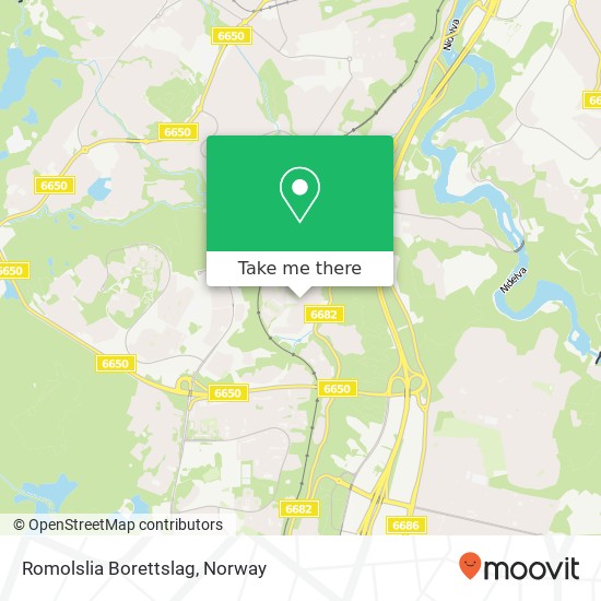 Romolslia Borettslag map