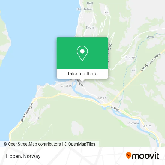 Hopen map