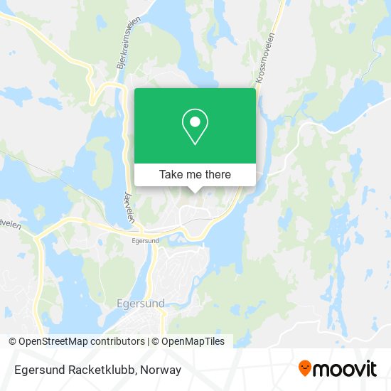 Egersund Racketklubb map