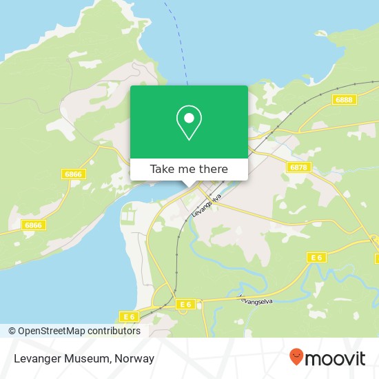 Levanger Museum map