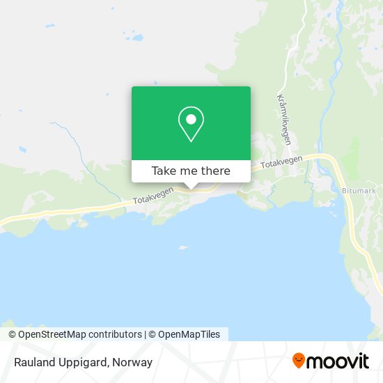 Rauland Uppigard map