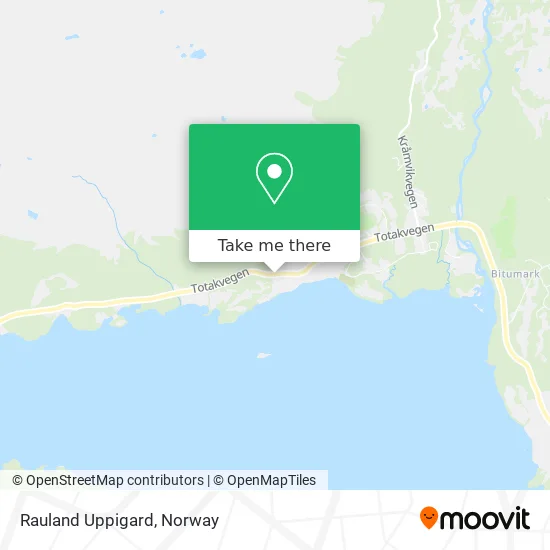 Rauland Uppigard map