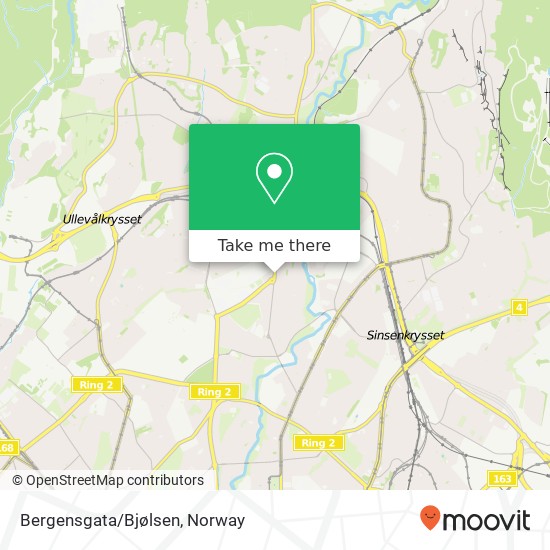 Bergensgata/Bjølsen map