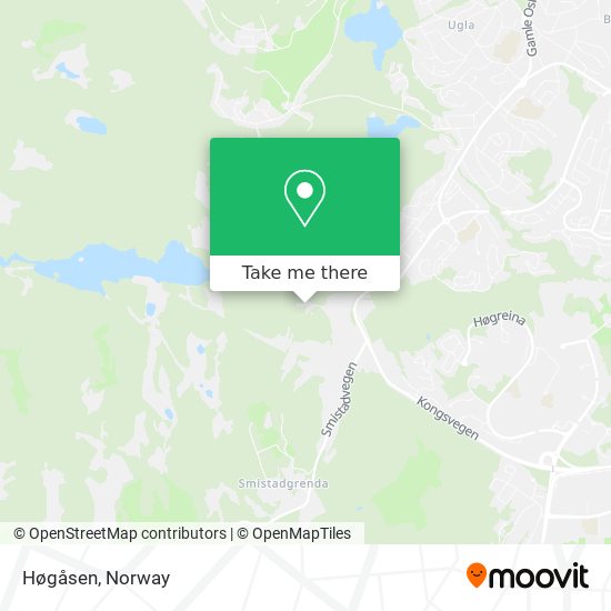 Høgåsen map