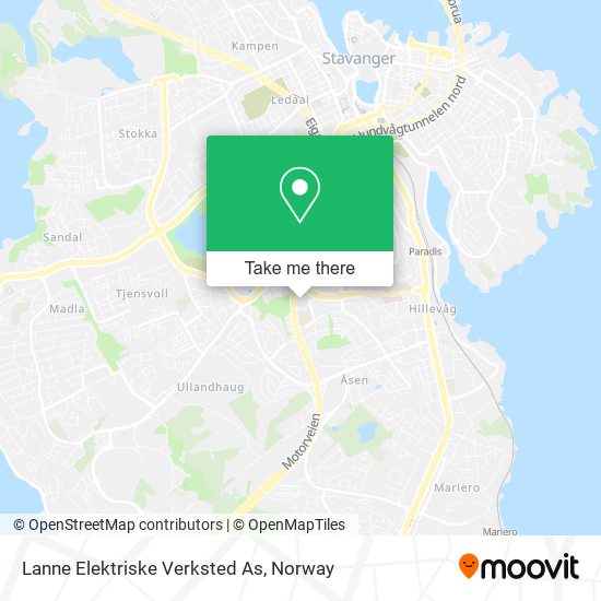 Lanne Elektriske Verksted As map
