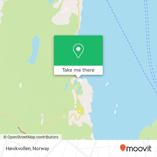 Høvikvollen map