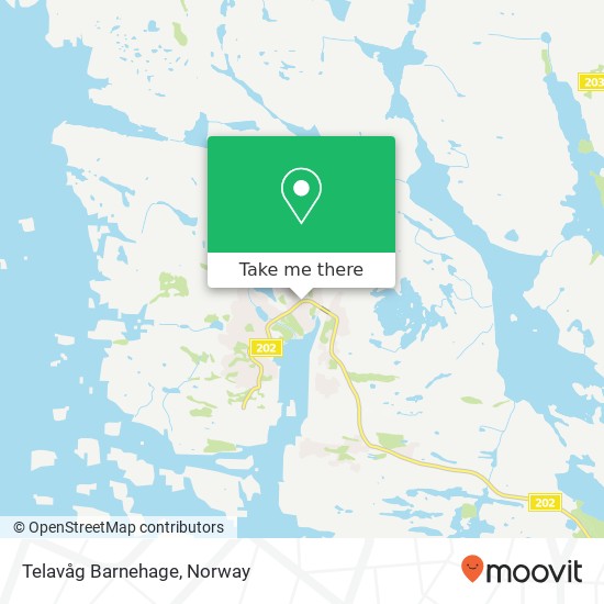 Telavåg Barnehage map
