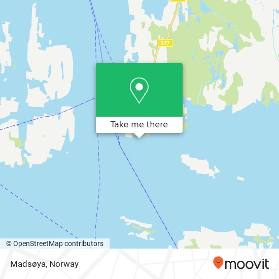 Madsøya map