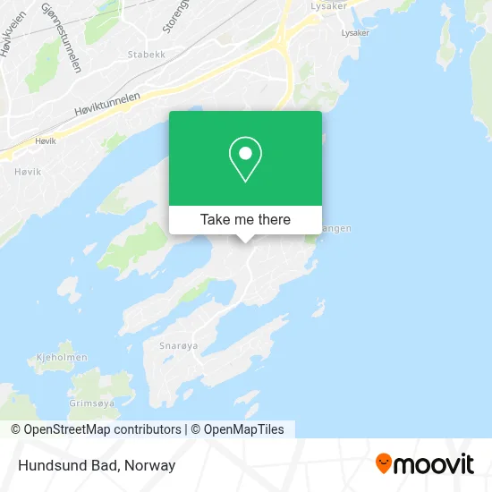 Hundsund Bad map