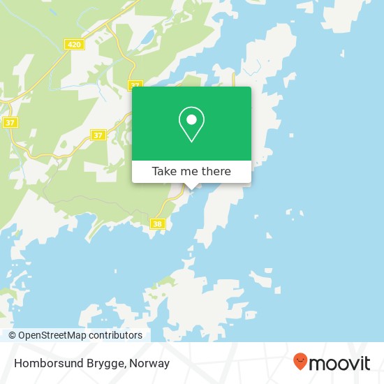 Homborsund Brygge map