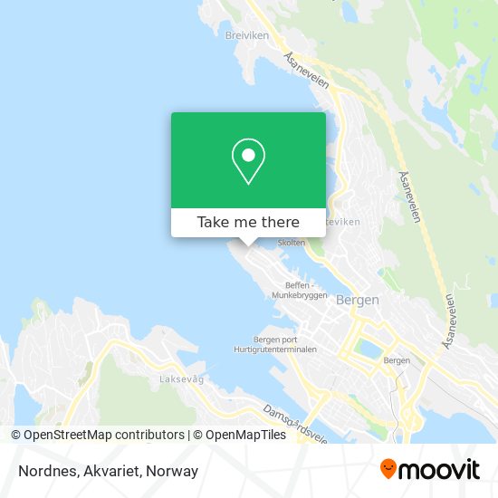 Nordnes, Akvariet map