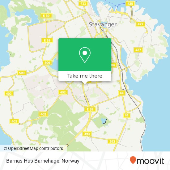 Barnas Hus Barnehage map