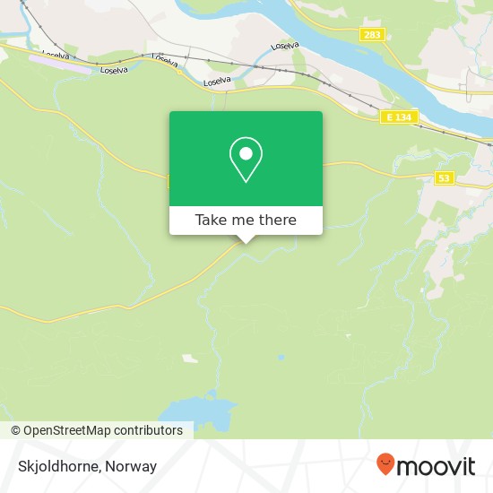 Skjoldhorne map