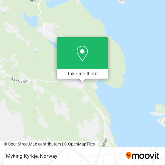 Myking Kyrkje map