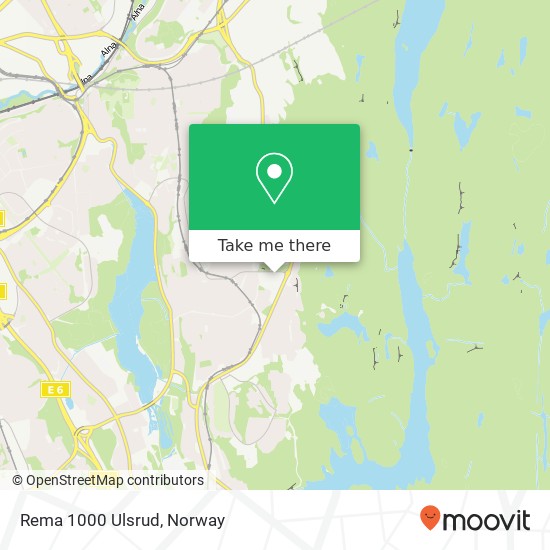 Rema 1000 Ulsrud map