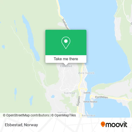 Ebbestad map