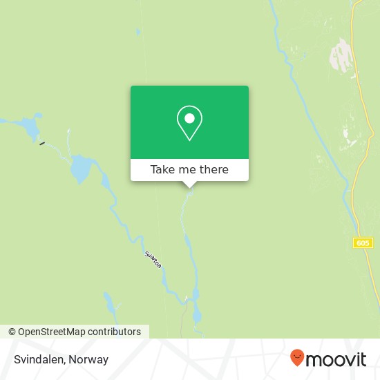 Svindalen map