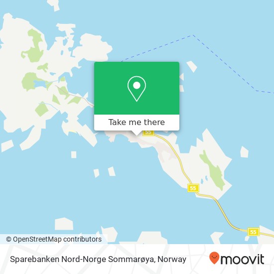 Sparebanken Nord-Norge Sommarøya map