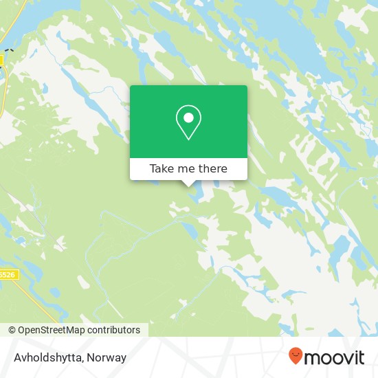 Avholdshytta map