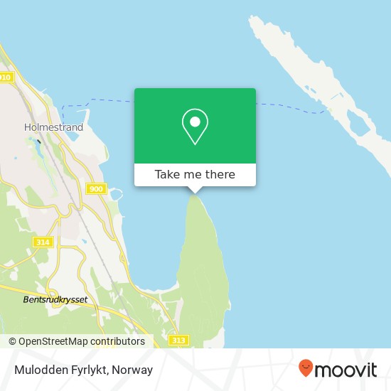 Mulodden Fyrlykt map