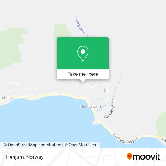 Henjum map
