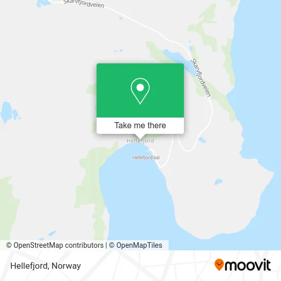 Hellefjord map