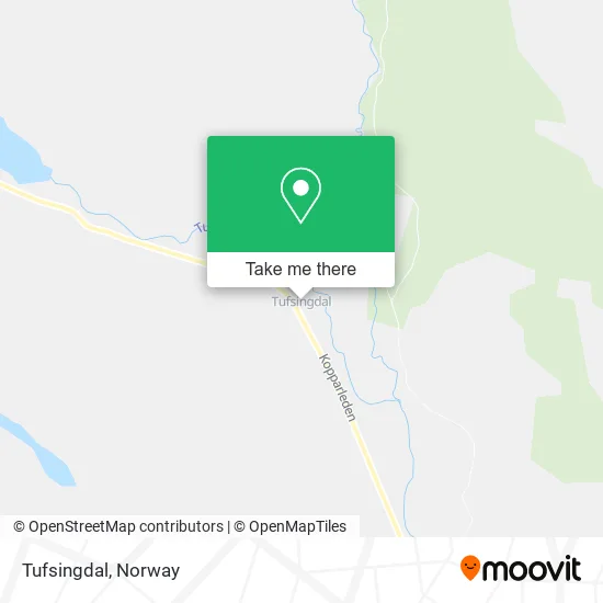 Tufsingdal map