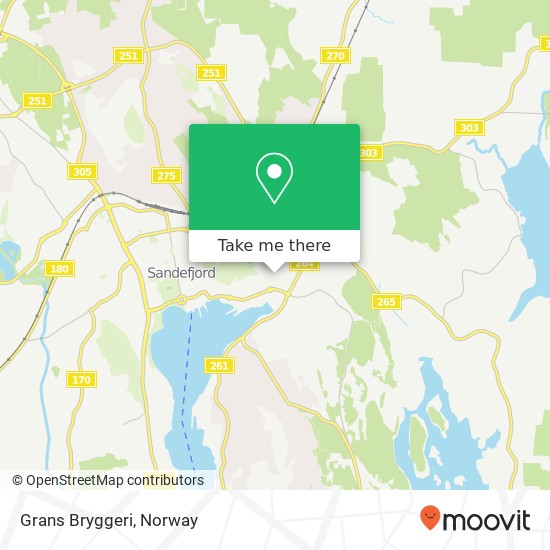 Grans Bryggeri map