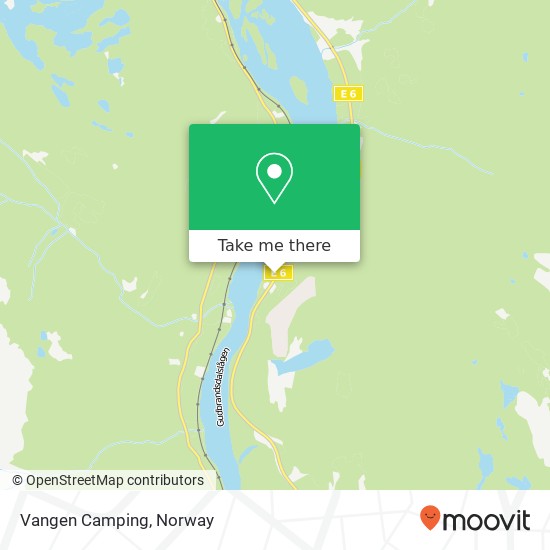 Vangen Camping map