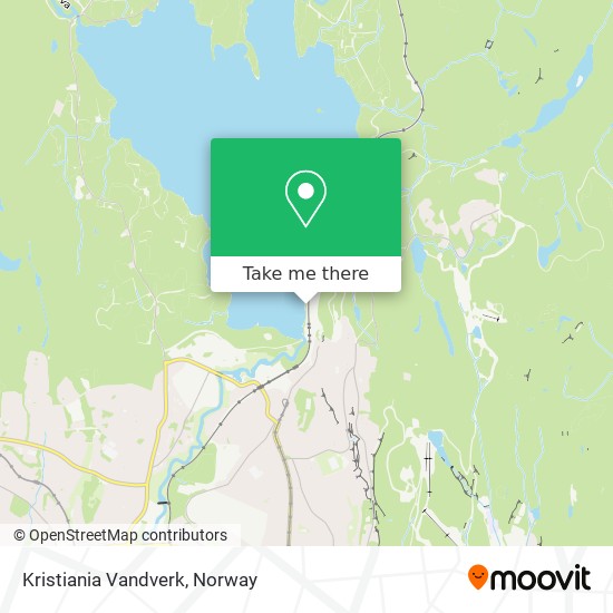 Kristiania Vandverk map