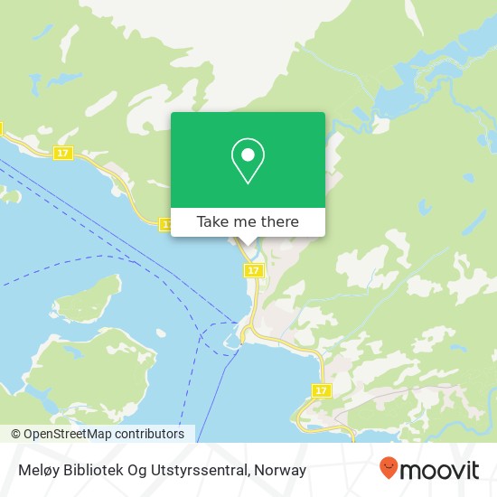 Meløy Bibliotek Og Utstyrssentral map