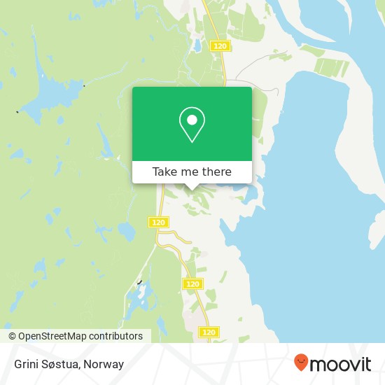 Grini Søstua map