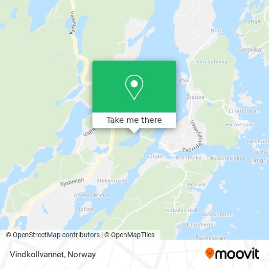 Vindkollvannet map