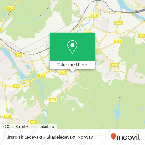 Kirurgisk Legevakt / Skadelegevakt map