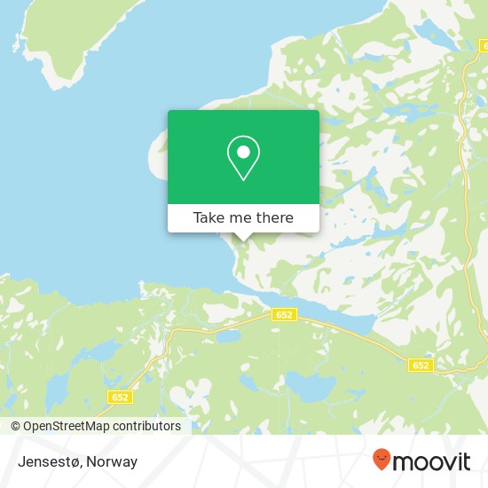 Jensestø map