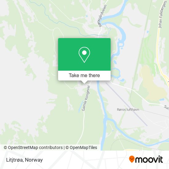 Litjtrøa map