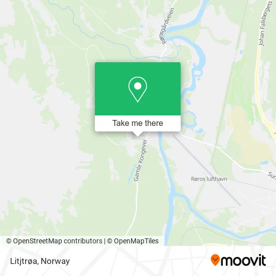 Litjtrøa map