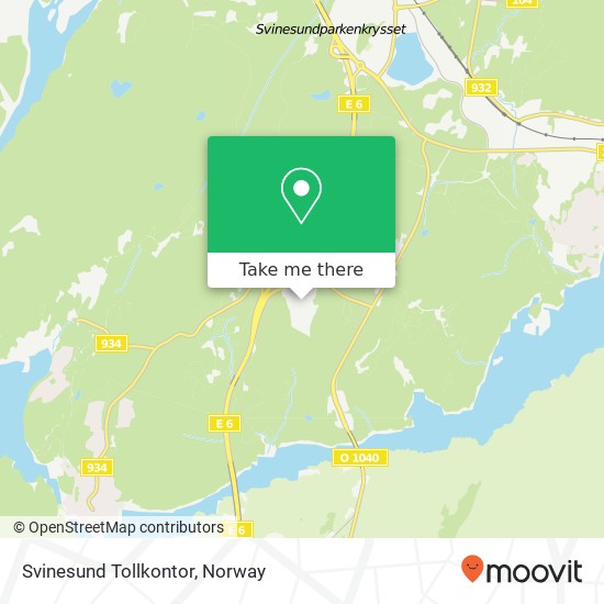 Svinesund Tollkontor map
