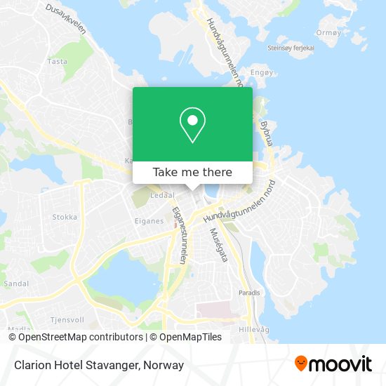 Clarion Hotel Stavanger map