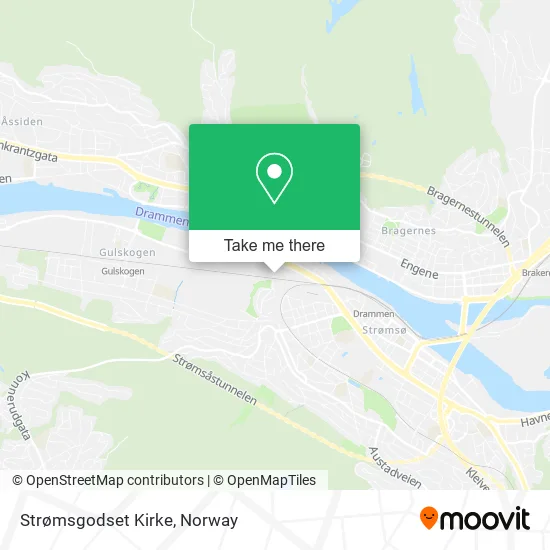 Strømsgodset Kirke map