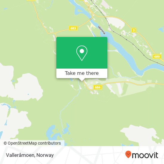 Valleråmoen map