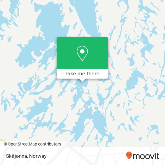 Skitjønna map